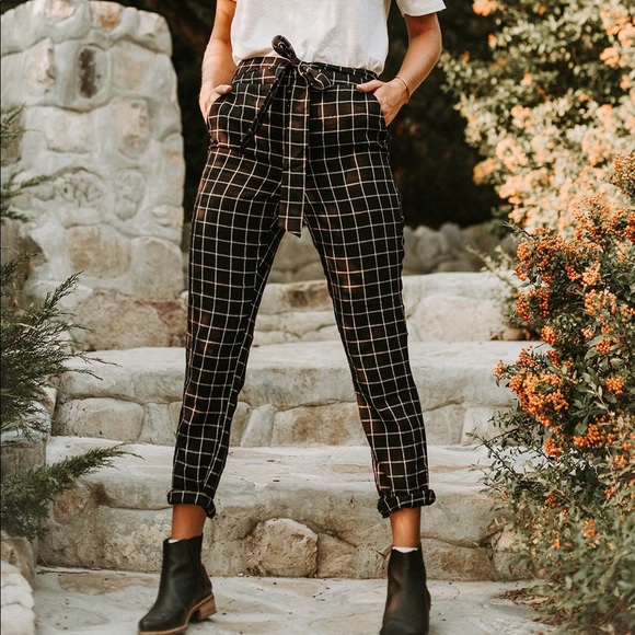 Piper & Scoot Pants - Piper and Scoot Prospect Grid Trousers